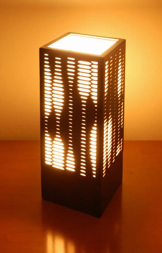 Decorative wooden light